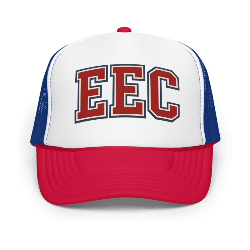 EEC - Foam trucker hat - USA COLORS - EEC LOGO