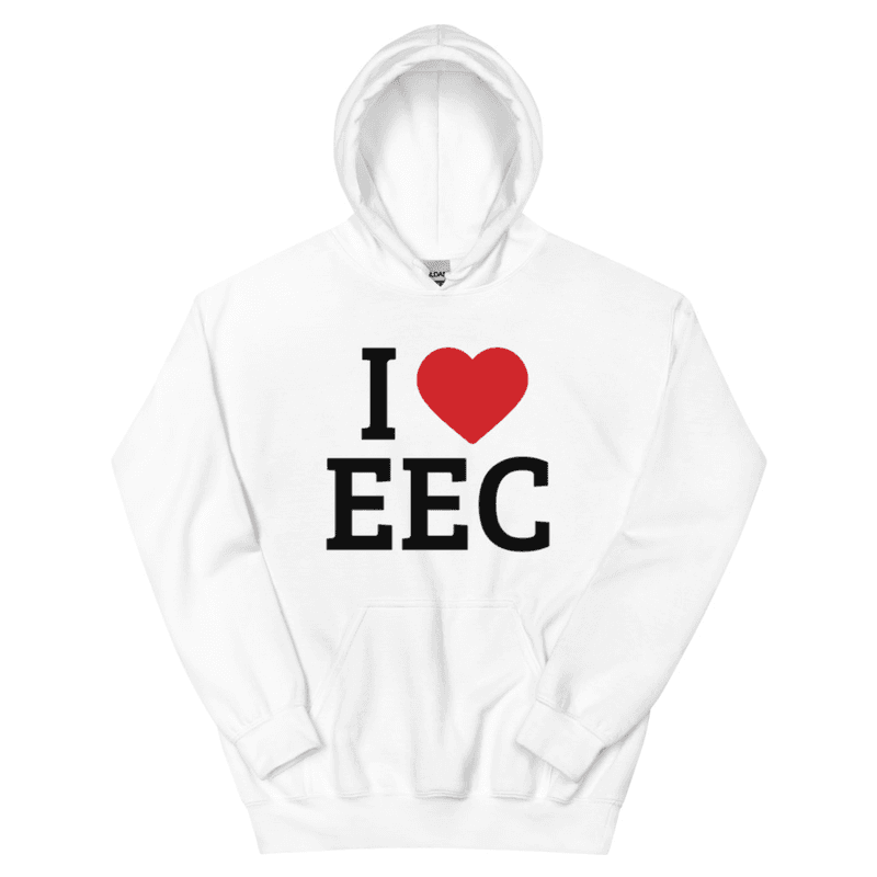 EEC - I <3 EEC - Unisex Hoodie - White product image