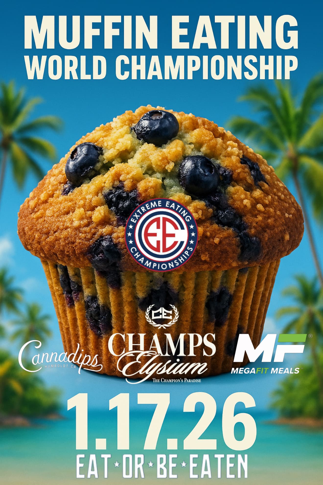 Muffin Eating World Championship Poster