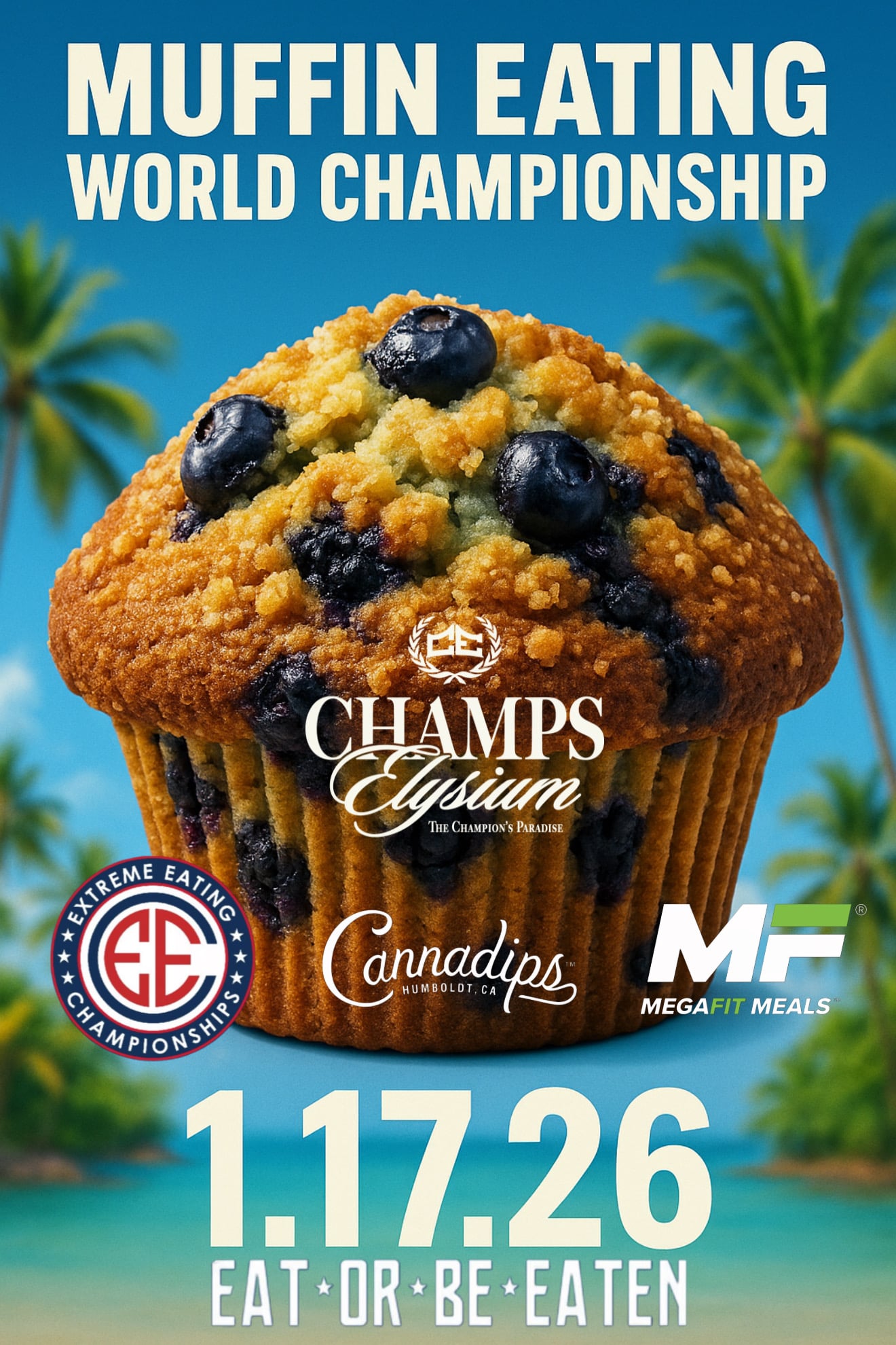 Champs Elysium Grand Opening - World Muffin Eating Championship